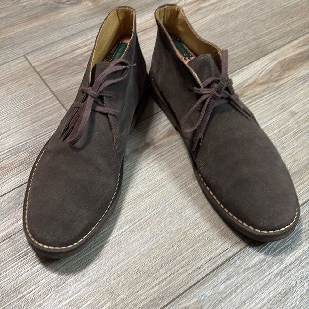 Peter Millar Brown Suede Chukka Desert Boots 11M